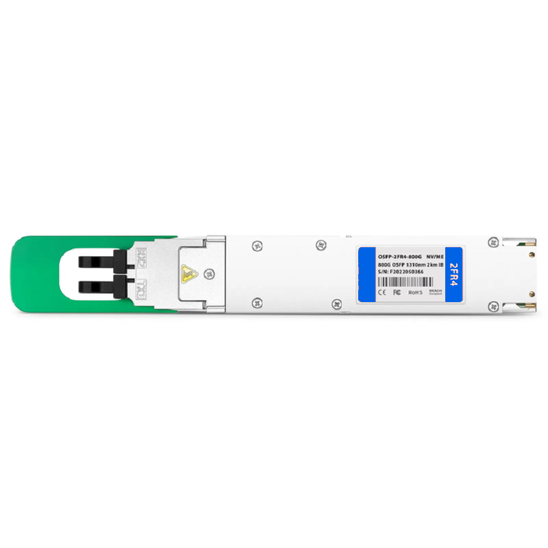 Refurb Squared Cisco Compatible 800GBASE 2 x LR4 OSFP Closed Finned Top 8 x 100G PAM4 1310nm 10km DOM Dual Duplex LC/UPC SMF Optical Transceiver Module