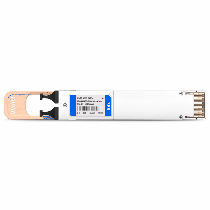 Refurb Squared Arista Networks QDD-800G-2VSR4 Compatible 800GBASE 2xSR4/SR8 QSFP-DD 8 x 100G PAM4 850nm 50m DOM Dual MPO-12/APC MMF Optical Transceiver Module