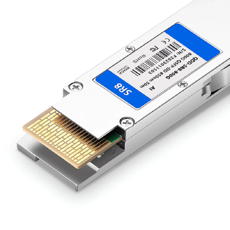 Refurb Squared H3C QSFPDD-800G-VR8-MM850-DMPO Compatible 800GBASE-SR8 QSFP-DD 8 x 100G PAM4 850nm 50m DOM MPO-16/APC MMF Optical Transceiver Module