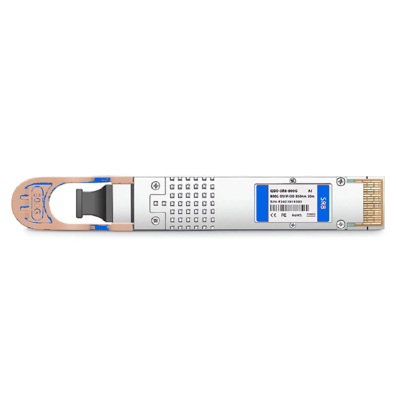 Refurb Squared Juniper Networks Compatible 800GBASE-SR8 QSFP-DD 8 x 100G PAM4 850nm 50m DOM MPO-16/APC MMF Optical Transceiver Module