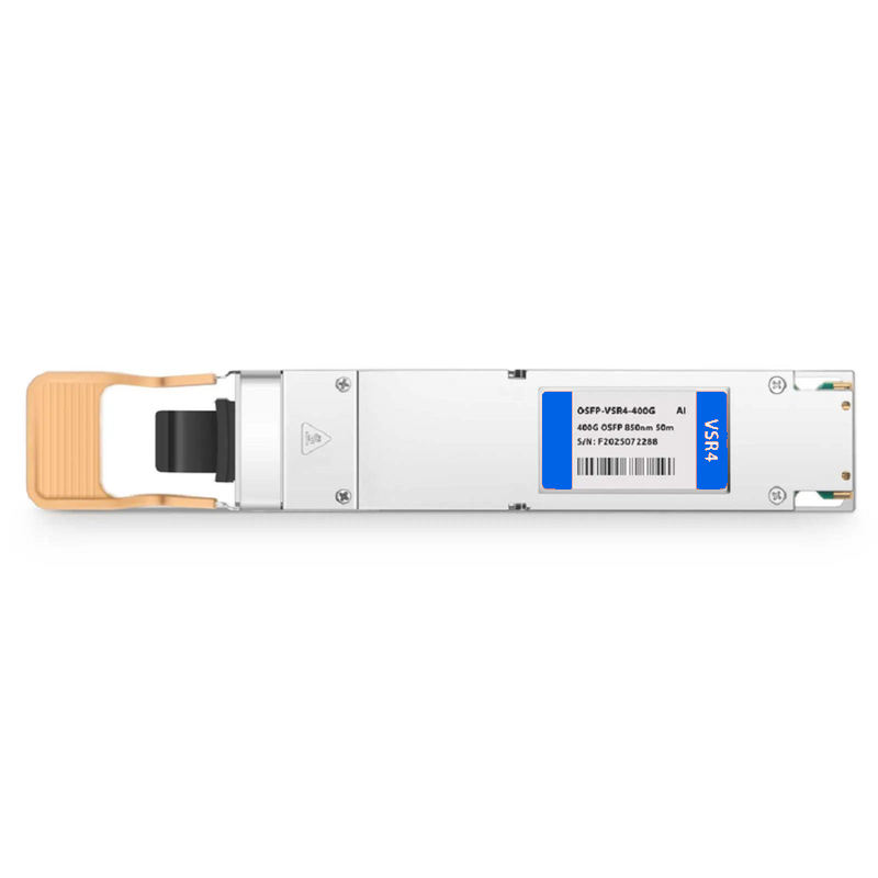 Refurb Squared Generic Compatible 400GBASE-VSR4 OSFP Finned Top 8 x 50G PAM4 850nm 50m DOM MPO-12/APC MMF Optical Transceiver Module
