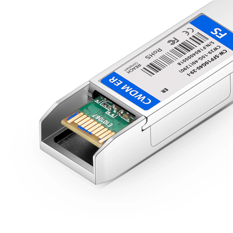Refurb Squared Ericsson Compatible SFP+ 10G CWDM 1290nm 40km DOM Duplex LC/UPC SMF Optical Transceiver Module For 4G Wireless (Industrial)