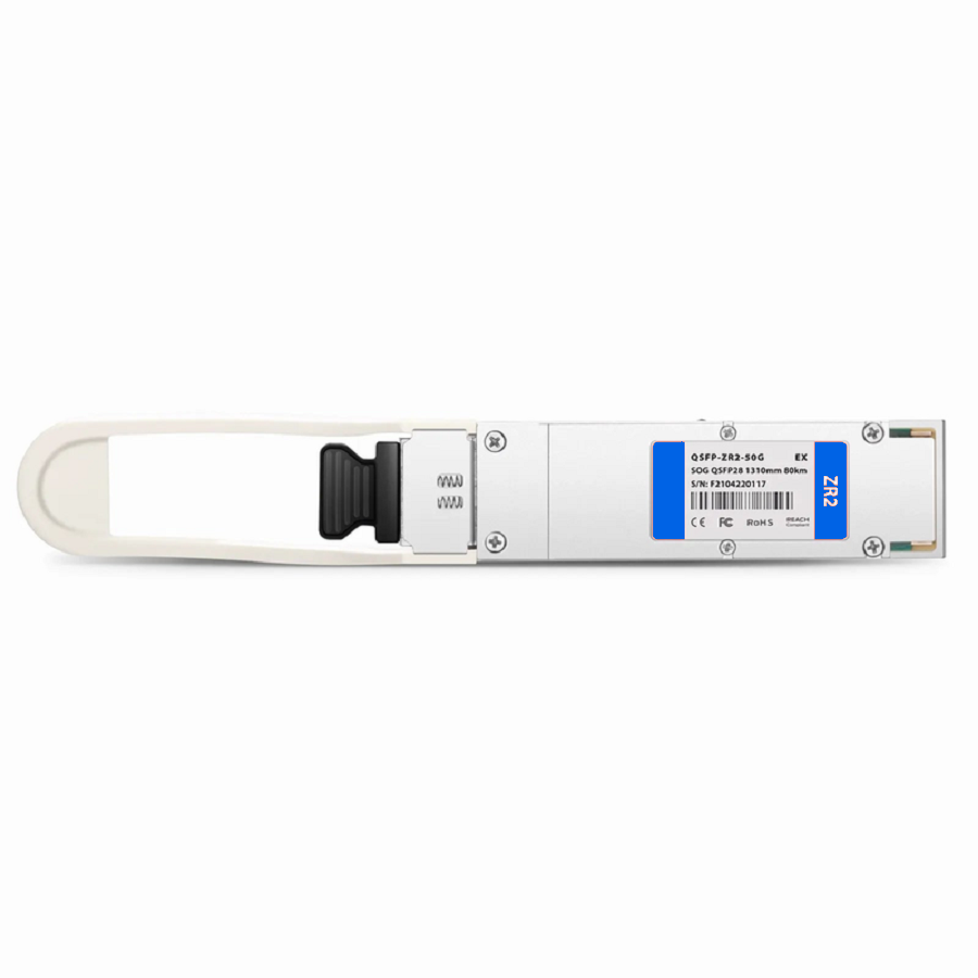 Refurb Squared Extreme Compatible 50GBASE-ZR2 QSFP28 1310nm 80km DOM Duplex LC/UPC SMF Optical Transceiver Module