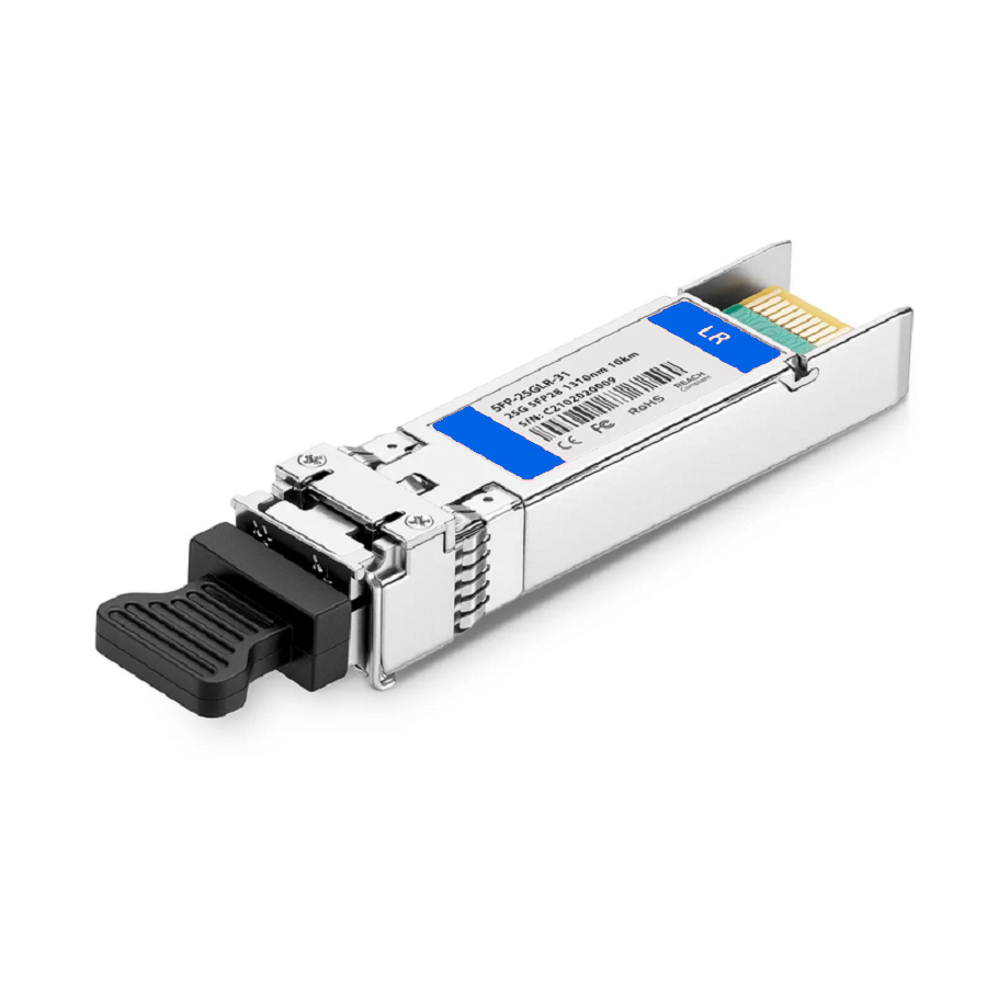 Refurb Squared HW SFP-25G-LR Compatible 25GBASE-LR SFP28 1310nm 10km Duplex LC/UPC SMF DOM Optical Transceiver Module