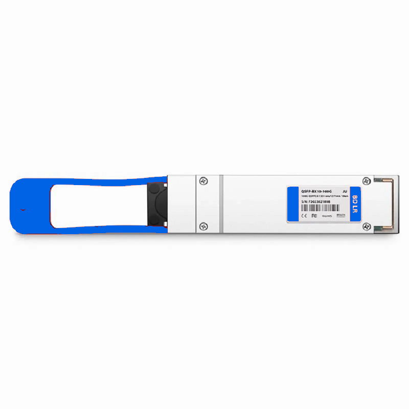 Refurb Squared Cisco Compatible 100GBASE-BX10-U QSFP28 BiDi 4 x 25G NRZ 1271nm-TX/1331nm-RX 10km DOM Simplex LC/UPC SMF Optical Transceiver Module