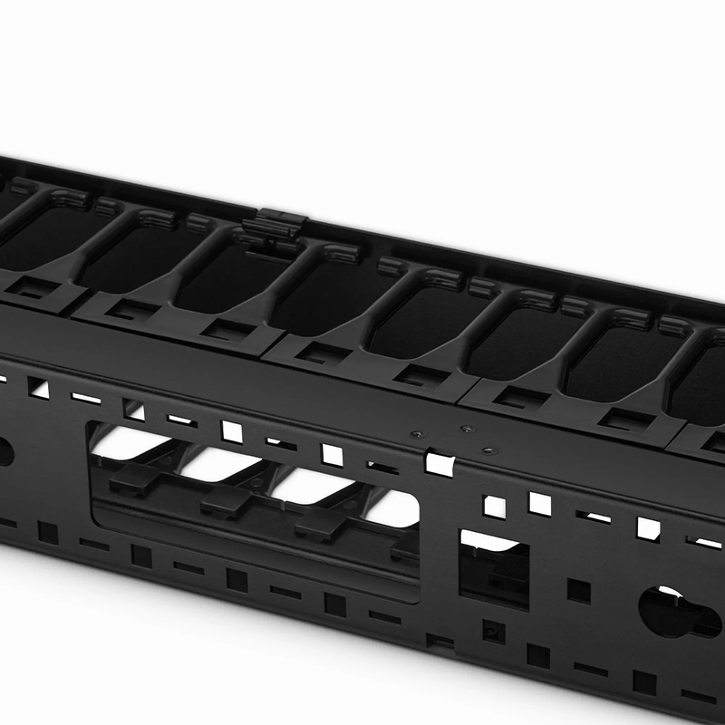 Refurb Squared Vertical Single Sided Cable Manager, 42RU, Bend Radius Finger, 3.5 in. Wide
