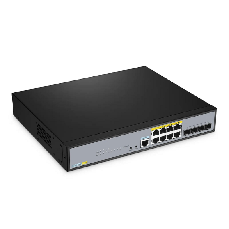 Refurb Squared S3260-8MU, 8-Port Ethernet L2+ PoE++ Switch, 8 x 2.5GBASE-T/Multi-Gigabit, with 4 x 10Gb SFP+ Uplinks