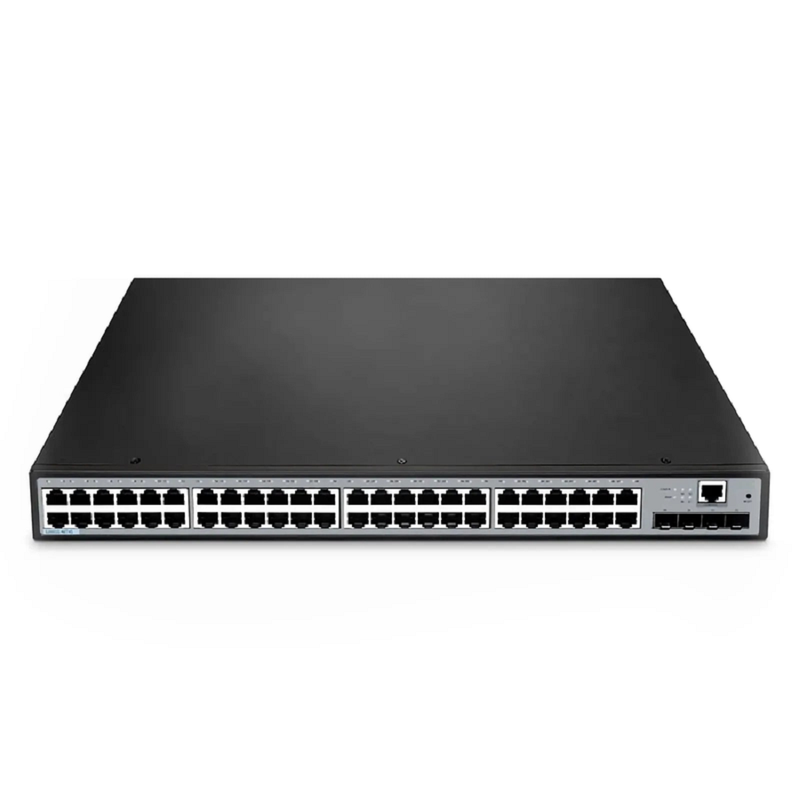 Refurb Squared S2805S-48T4S, 48-Port Gigabit Ethernet L3 Smart Managed Switch, 48 x Gigabit RJ45, with 4 x 10Gb SFP+ Uplinks, Realtek Chip