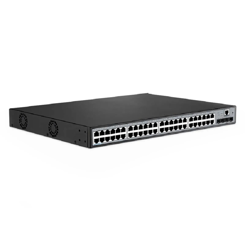 Refurb Squared S2805S-48T4S, 48-Port Gigabit Ethernet L3 Smart Managed Switch, 48 x Gigabit RJ45, with 4 x 10Gb SFP+ Uplinks, Realtek Chip