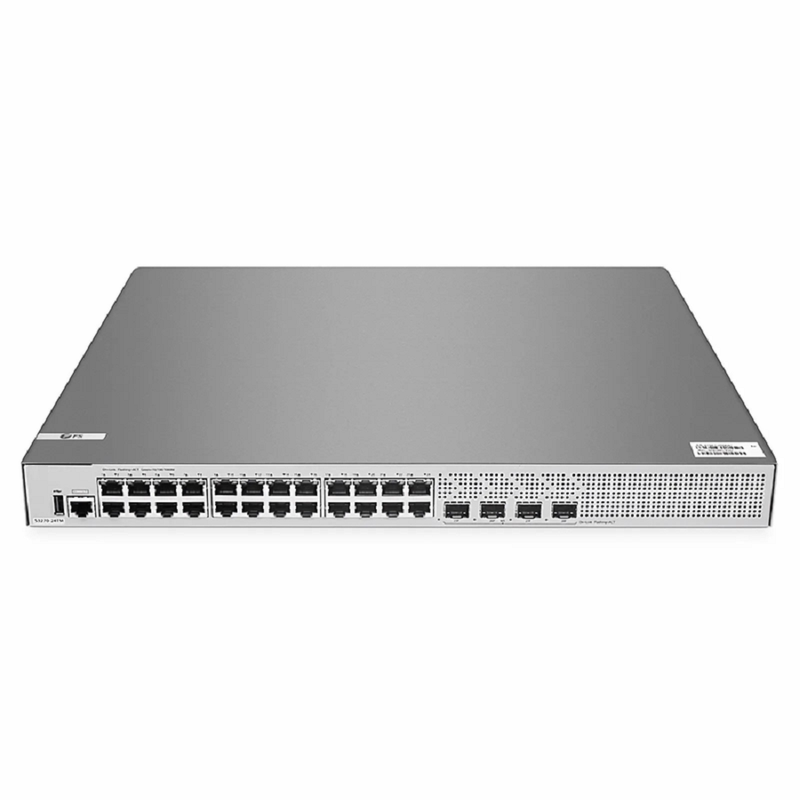 Refurb Squared S3270-24TM, 24-Port Gigabit Ethernet L2+ Switch, 24 x Gigabit RJ45, with 4 x 1/2.5Gb SFP Uplinks, PicOSA®, Broadcom Chip