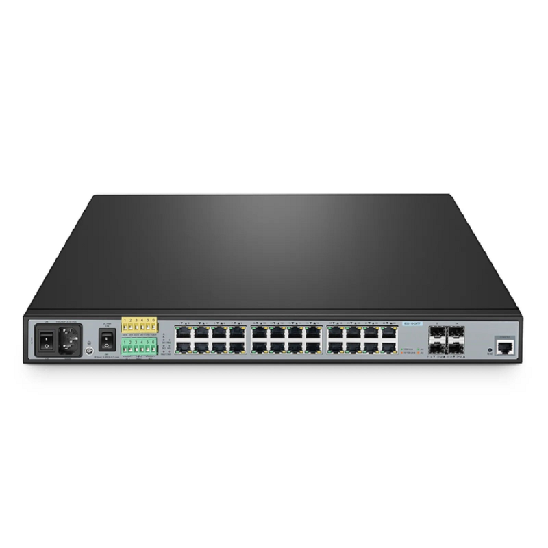 Refurb Squared IES3110-24TF, 24-Port Gigabit Ethernet L2+ Managed Industrial Switch, 20 x 10/100/1000BASE-T, with 4 x 1Gb RJ45/SFP Combo, -40 to 75A°C Operating Temperature