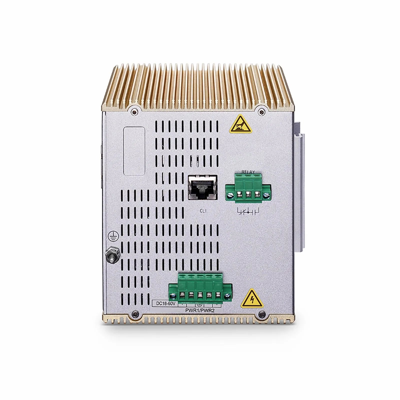 Refurb Squared IES3100-16TM, 16-Port Gigabit Ethernet L2 Managed Industrial Switch, 16 x 10/100/1000BASE-T, with 4 x 1/2.5Gb SFP, -40 to 85A°C Operating Temperature