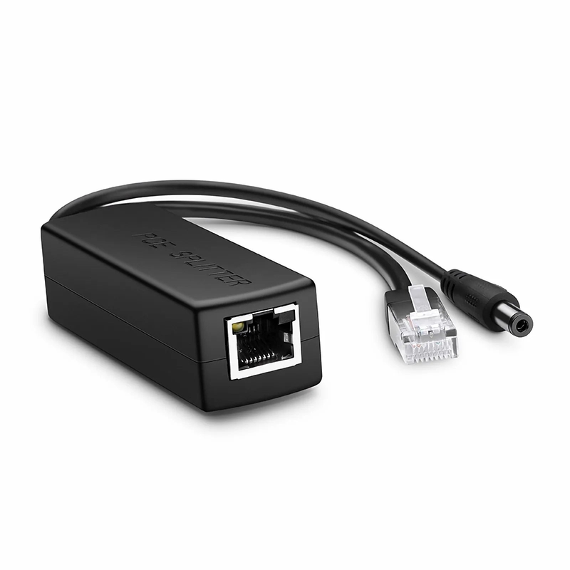 Refurb Squared Single Port 10/100M PoE Splitter Cable with DC 12V Output, 13W
