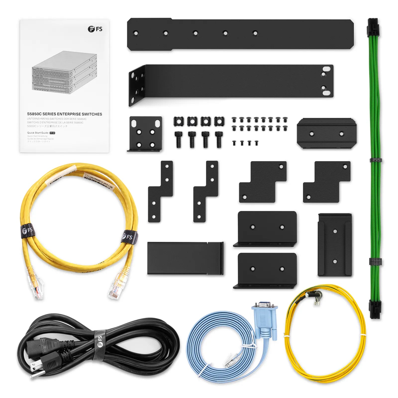 Refurb Squared S5850C-24XMG2C, 24-Port Ethernet L3 Half-width Switch, 24 x 10GBase-T/Multi-Gigabit, with 2 x 100Gb QSFP28 Uplinks, AV over IP, Support MLAG