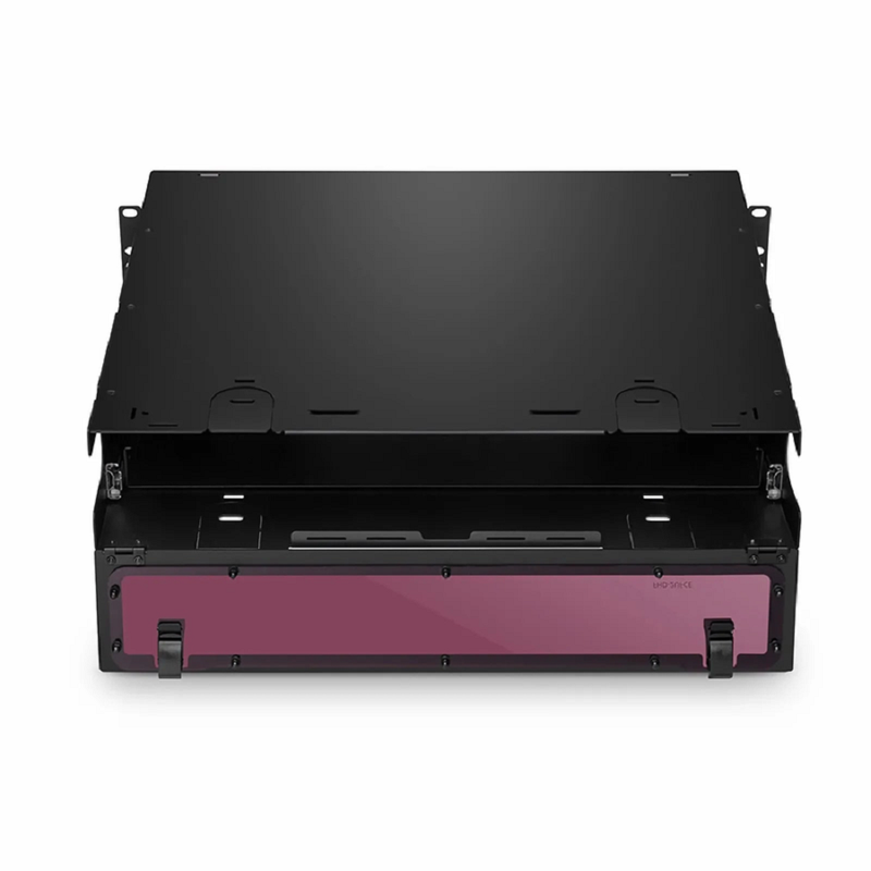 Refurb Squared FHDA High Density 2U Rack Mount Enclosure Unloaded, Sliding Drawer, Holds up to 8 x FHDA Cassettes, Panels or Splice Trays, 288 Fibers (LC)