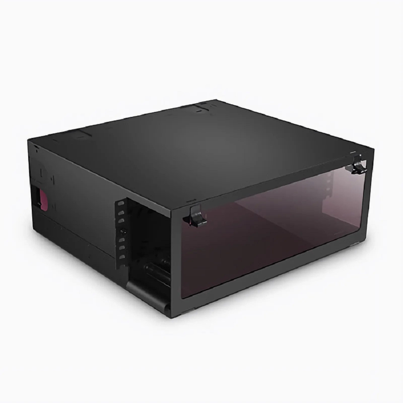 Refurb Squared FHDA High Density 4U Rack Mount Enclosure Unloaded, Sliding Drawer, Holds up to 12 x FHDA Cassettes, Panels or Splice Trays, 432 Fibers (LC)