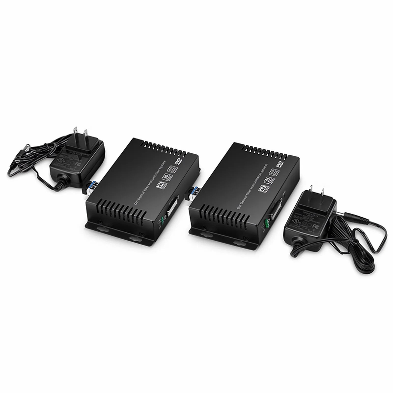 Refurb Squared 4K HDMI Extender Set with Audio, EDID and RS232 via Single LC Fiber for 10km