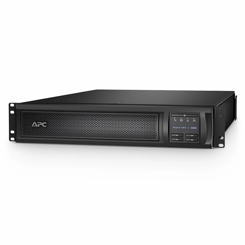 Refurb Squared APC® Smart-UPS X 3000VA Rack/tower Convertible UPS, 3x 5-15R+3x 5-20R+1x L5-30R NEMA Outlets, NMC and 1 Backup Battery Included