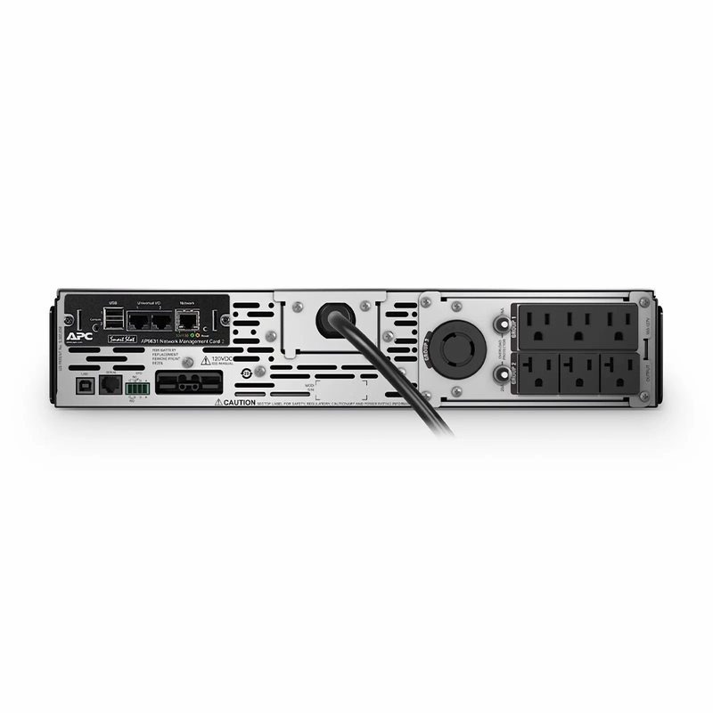 Refurb Squared APC® Smart-UPS X 3000VA Rack/tower Convertible UPS, 3x 5-15R+3x 5-20R+1x L5-30R NEMA Outlets, NMC and 1 Backup Battery Included