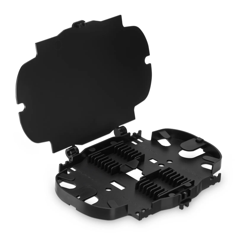 Refurb Squared 24 Fibers Fusion Splice Tray for Heat-Shrink Fusion Splices, 0.75" x 5.91" x 4.33", Suitable for FS-S077-2I2O-2-24F