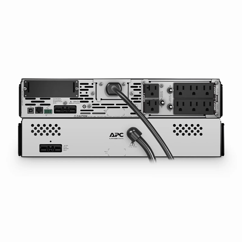 Refurb Squared APC® Smart-UPS X 2200VA Rack/tower Convertible UPS, 6x 5-15R+2x 5-20R NEMA Outlets, SmartSlot and 1 Backup Battery Included