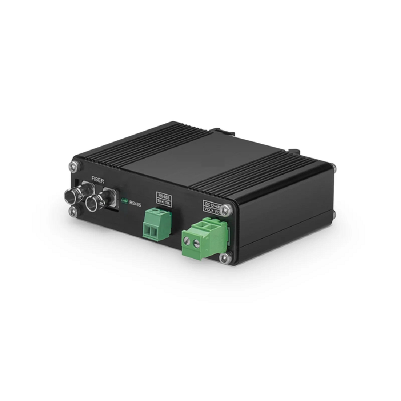 Refurb Squared Industrial Unmanaged 1 x RS485 2-Wire to 1 x 100Base-X Multimode ST 850nm 550m Ethernet Media Converter