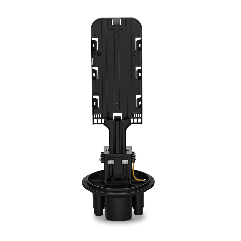 Refurb Squared 288 Fibers 1In-6Out Dome Fiber Optic Splice Closure, Heat Shrink Seal, with 1 Pre-installed Fusion Splice Tray