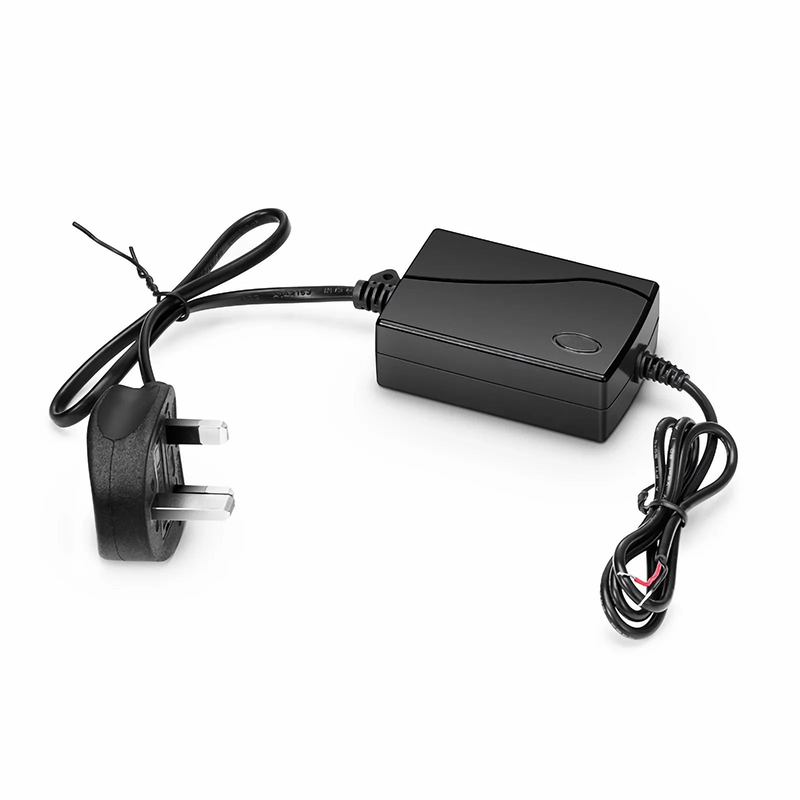 Refurb Squared Mini Industrial 1x 10/100/1000Base-T RJ45 to 1x 1000Base-X Multimode SC 850nm 550m Gigabit Ethernet Media Converter, British Plug Standard