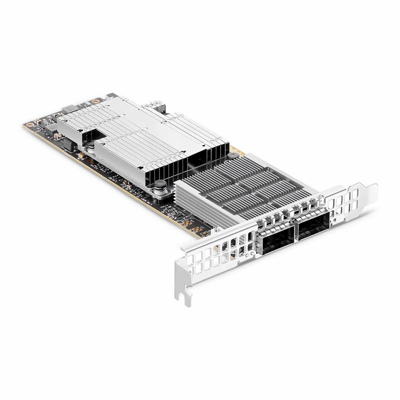 Refurb Squared NVIDIA Mellanox MCX755106AS-HEAT ConnectXA®-7 InfiniBand & Ethernet Adapter Card 200GbE/NDR200, Dual-Port QSFP112, PCIe 5.0 x16, with x16 PCIe Extension Option, Secure Boot, Tall&Short Bracket