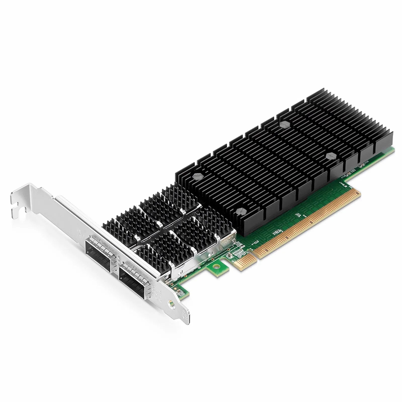 Refurb Squared Intel E810-CAM2 Based Ethernet Network Interface Card, 100G Dual-Port QSFP28, PCIe 4.0 x 16, Comparable to Intel E810-CQDA2, Full Height&Low Profile