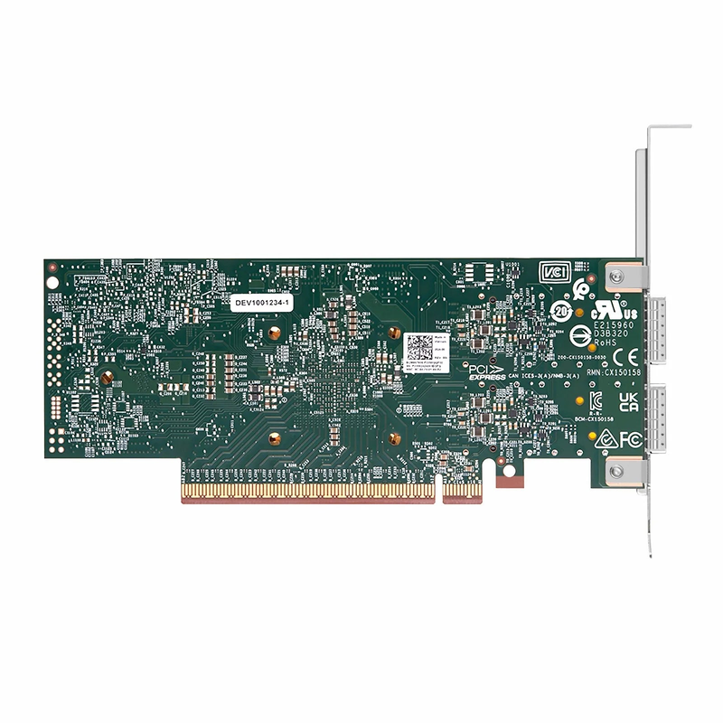 Refurb Squared BroadcomA® BCM957608-P2200GQF00 Ethernet Network Interface Card, 200G Dual-Port QSFP112, PCIe 5.0 x 16, Standard & Low Profile