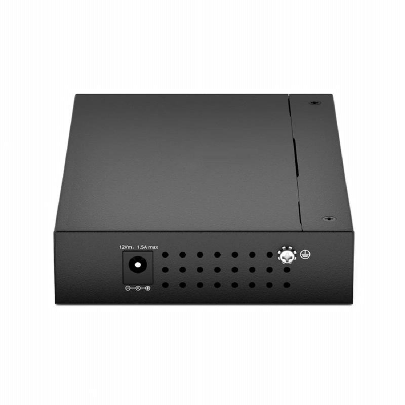 Refurb Squared Managed 1x 100M/1G/2.5G/5G/10GBase-T RJ45 to 1x 10GBase-X SFP+ 10Gigabit Ethernet Media Converter, American Plug Standard