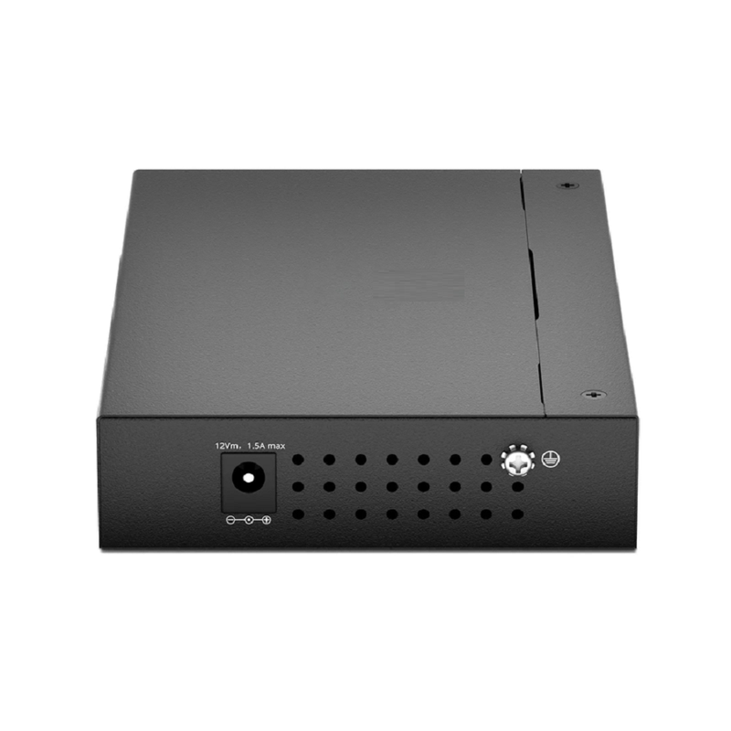 Refurb Squared Managed 1x 100M/1G/2.5G/5G/10GBase-T RJ45 to 2x 10GBase-X SFP+ 10Gigabit Ethernet Media Converter, European Plug standard