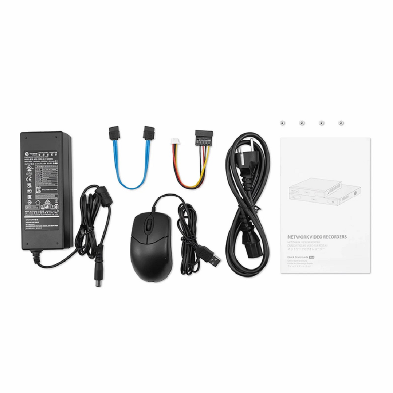 Refurb Squared NVR101-8C-8P, 8-Channel 8-Port PoE Network Video Recorder, Record 8CH 4K@30fps, Live View/Playback 1CH 4K@30fps, Supports up to 1x8TB Hard Drive (Not Included)