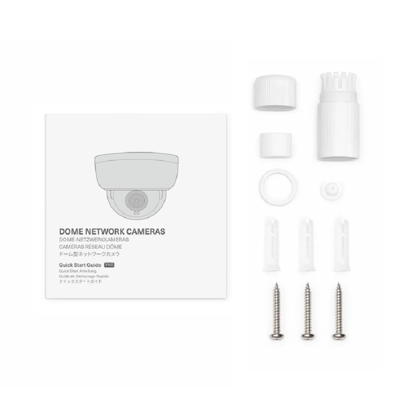 Refurb Squared IPC101-2M-D, Full HD 2MP Dome Network Camera with 2D/3D DNR, 98ft Night Vision, IP67 & IK10 PoE Network Camera with Fixed 2.8mm Lens