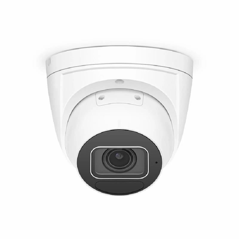 Refurb Squared IPC305-2M-T Turret Camera, with 2.7 ~ 13.5mm Varifocal Lens, 2MP Resolution, Built-in Mic, 131ft Night Vision, Smart Intrusion Prevention, IP67 & IK10 PoE Network Camera