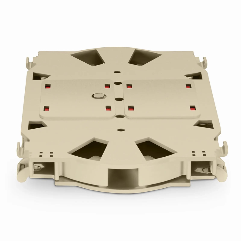 Refurb Squared 12 Fibers Fusion Splice Tray, Plastic, 0.69" x 6.42" x 3.96"