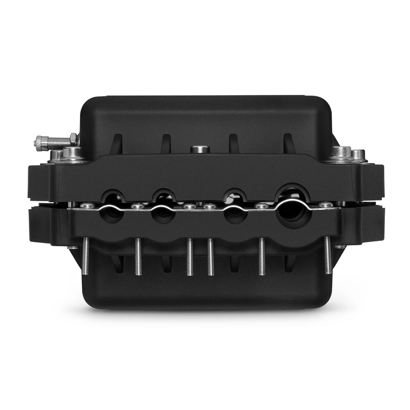 Refurb Squared 144 Fibers 4In-4Out In-Line Fiber Optic Splice Closure, Mechanical Seal, with 1 Pre-installed Fusion Splice Tray