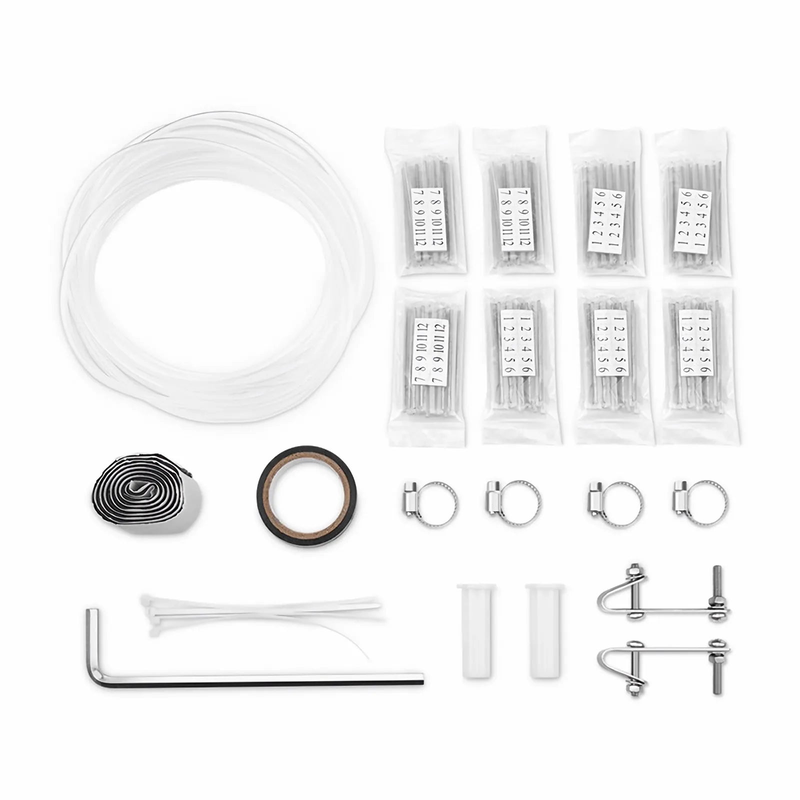 Refurb Squared 96 Fibers 2In-2Out In-Line Fiber Optic Splice Closure, Mechanical Seal, with 1 Pre-installed Fusion Splice Tray