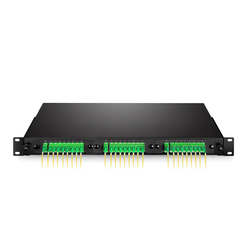 Refurb Squared 1U Slide-Out Rack Mount LGX Fiber Enclosure Unloaded, Holds up to 3 LGX Cassette PLC Splitter