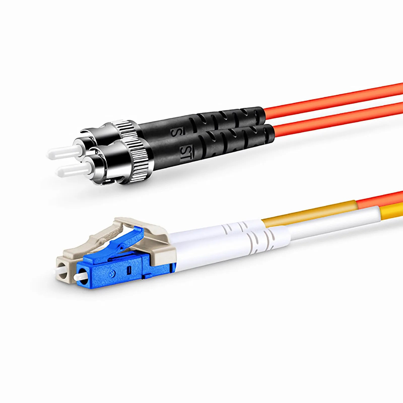 Refurb Squared 3m (10ft) LC to ST OM2 Mode Conditioning Riser (OFNR) Fiber Optic Patch Cable