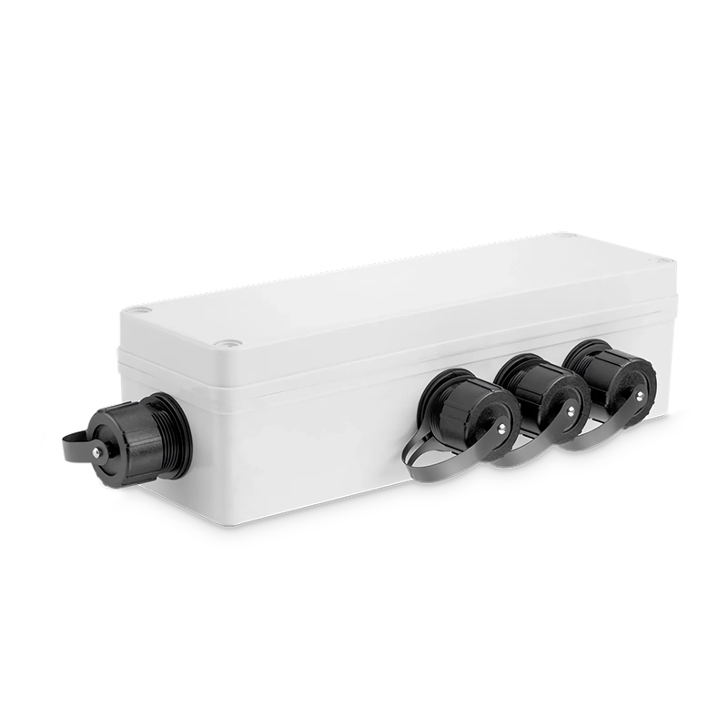 Refurb Squared FTTA Waterproof MTP-12 to 6 x LC Duplex OS2 Fiber Optical Distribution Box