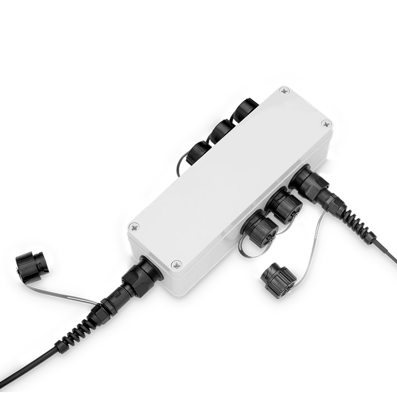 Refurb Squared FTTA Waterproof MTP-12 to 6 x LC Duplex OS2 Fiber Optical Distribution Box