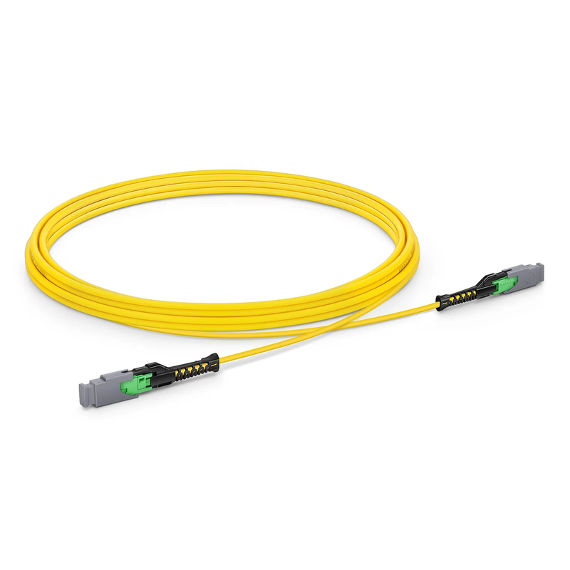 Refurb Squared 3m (10ft) MMC Jumper, MMC-16 APC (Female) to MMC-16 APC (Female), 16 Fibers, Single Mode (OS2), Plenum (OFNP), 0.35dB Max, Jumper Polarity, Yellow