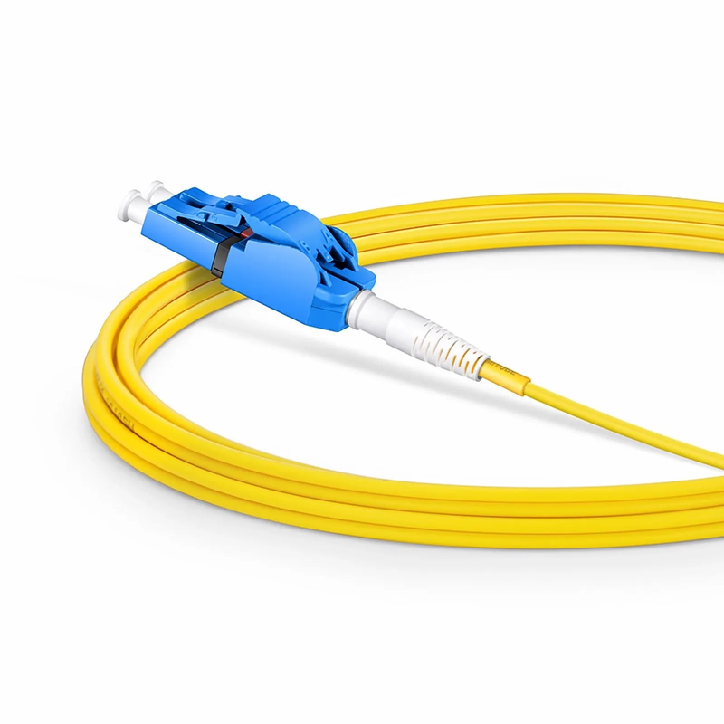 Refurb Squared 3m (10ft) Fiber Patch Cable, 2 Fibers, LC UPC Duplex to LC UPC Duplex Switchable Clip Uniboot, Single Mode (OS2), Riser (OFNR), 2.0mm, Yellow