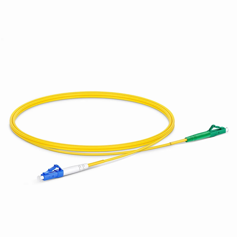 Refurb Squared 1m (3ft) Fiber Patch Cable, 1 Fiber, LC UPC Simplex to LC APC Simplex, Single Mode (OS2), Riser (OFNR), 2.0mm, Tight-Buffered, Yellow