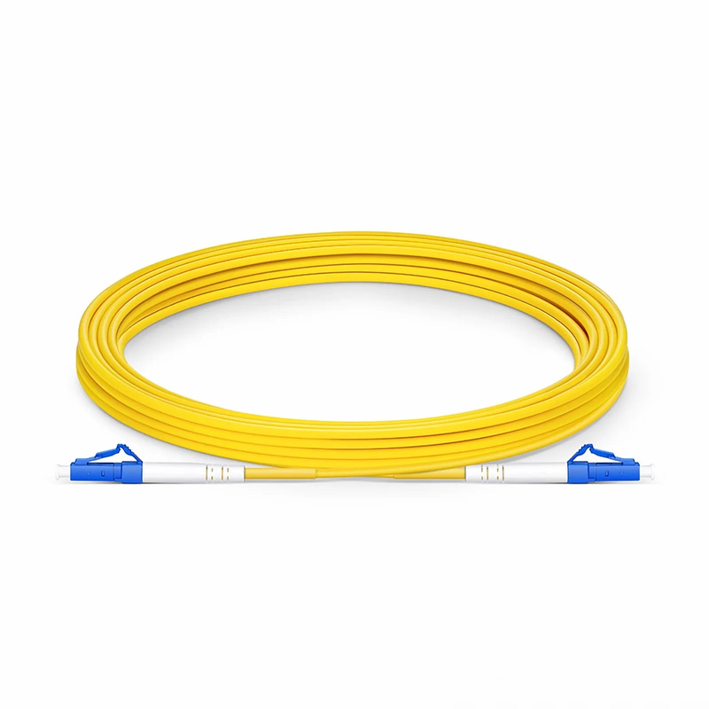 Refurb Squared 5m (16ft) Fiber Patch Cable, 1 Fiber, G.657.A2, LC UPC Simplex to LC UPC Simplex, Single Mode (OS2), Riser (OFNR), 2.0mm, Tight-Buffered, Yellow