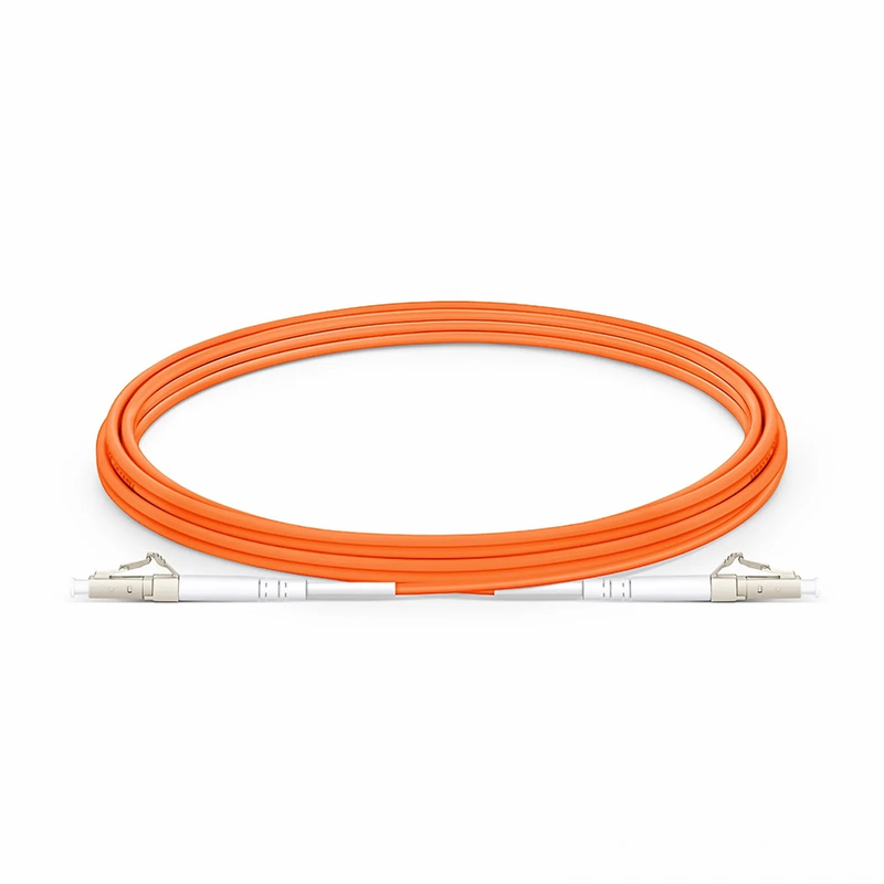 Refurb Squared 3m (10ft) Fiber Patch Cable, 1 Fiber, G.651, LC UPC Simplex to LC UPC Simplex, Multimode (OM1), Riser (OFNR), 2.0mm, Tight-Buffered, Orange