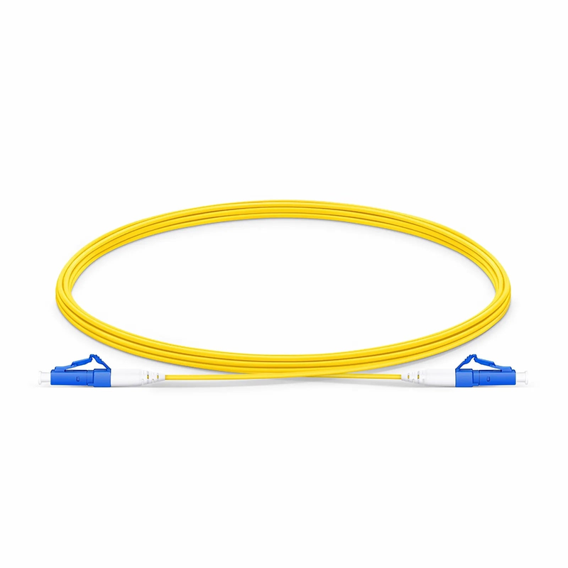 Refurb Squared 3m (10ft) Fiber Patch Cable, 1 Fiber, LC UPC Simplex to LC UPC Simplex, Single Mode (OS2), Riser (OFNR), 1.2mm, Tight-Buffered, Yellow