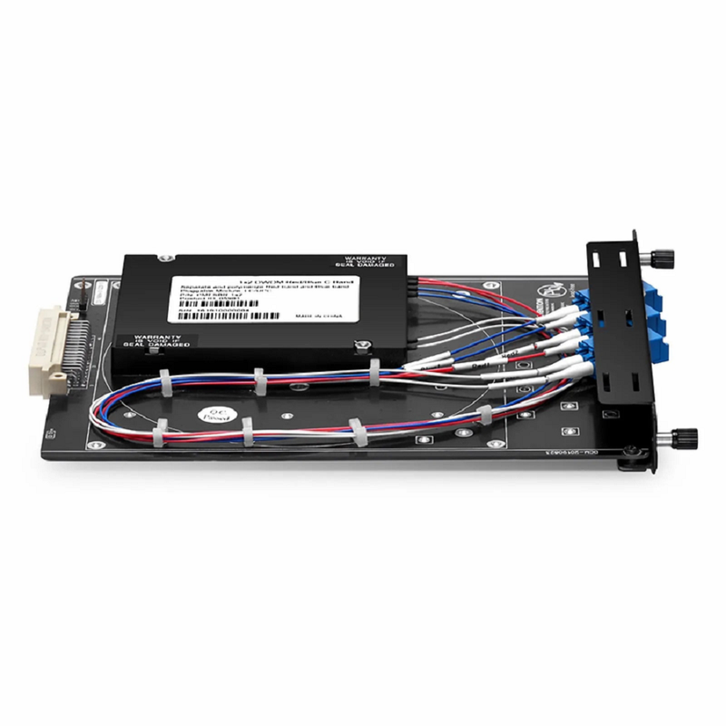 Refurb Squared FSBR-1x2, Customized 1 x 2 Single Fiber DWDM Splitter Red/Blue C-band Filter